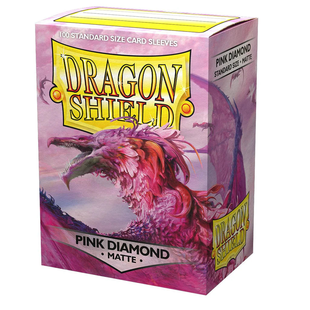 Arcane Tinmen - Dragon Shield - Pink Diamond - Matte Sleeves - Standard Size