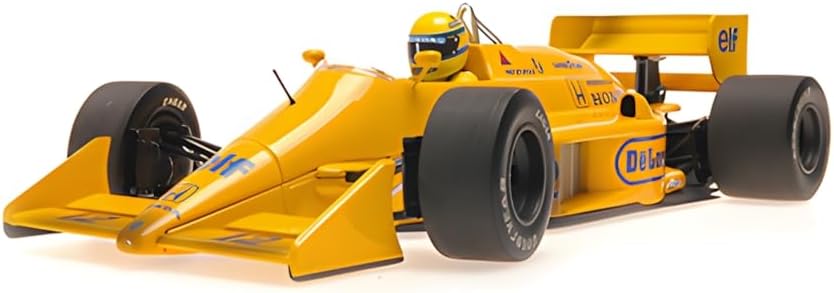 Minichamps - Ayrton Senna Lotus 99T Dirty versión #12 ganador Monaco GP F1 1987, escala 1:18