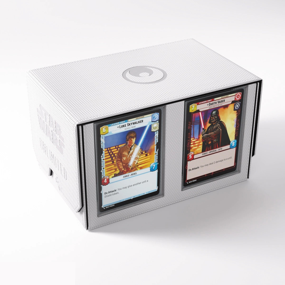 Gamegenic - Star Wars: Unlimited - Double Deck Pod - Estuche para tarjetas - Blanco