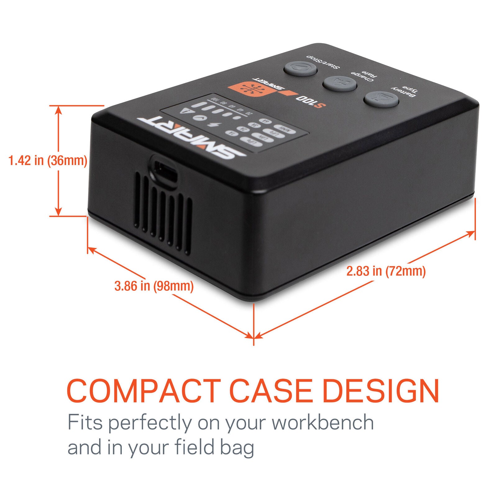 Spektrum RC - Smart Charger S100 1x100W USB-C