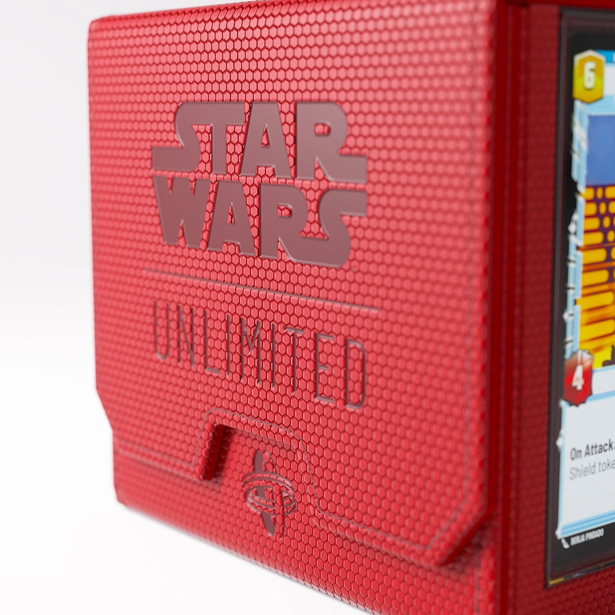 Gamegenic - Star Wars: Unlimited - Double Deck Pod - Estuche para tarjetas - Rojo