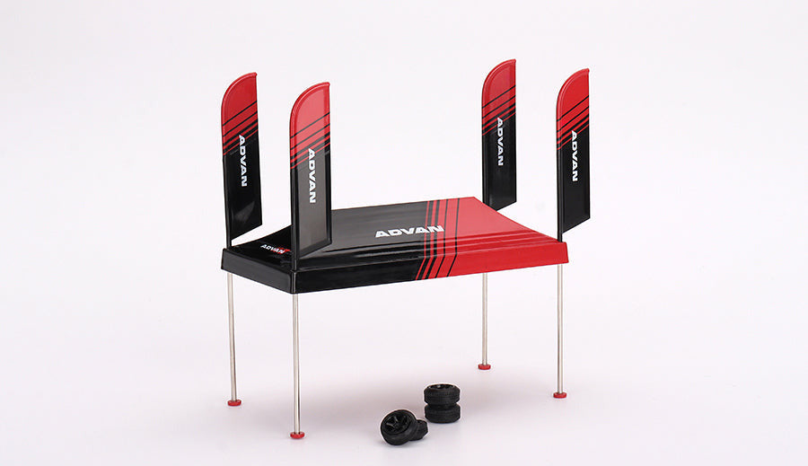 Mini GT - Paddock Service Tent Set - ADVAN 1/64