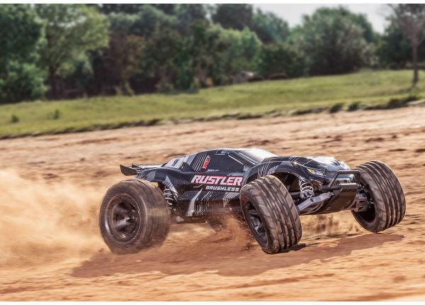 Traxxas - Rustler 2WD Brushless (Negro)