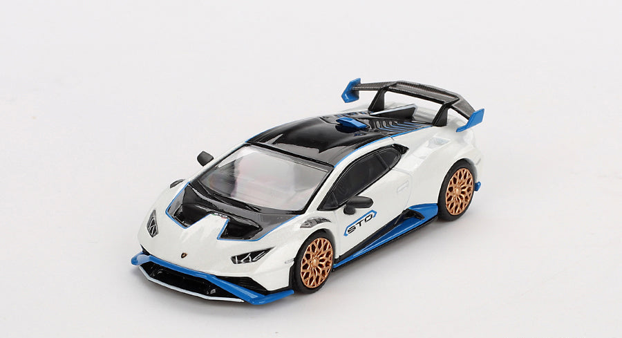 Mini GT - Lamborghini Huracán STO Bianco Asopo 1/64