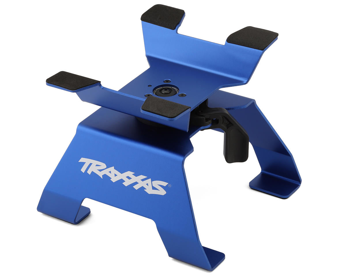 Traxxas - Assembled Aluminum Car & Truck Stand (Blue)