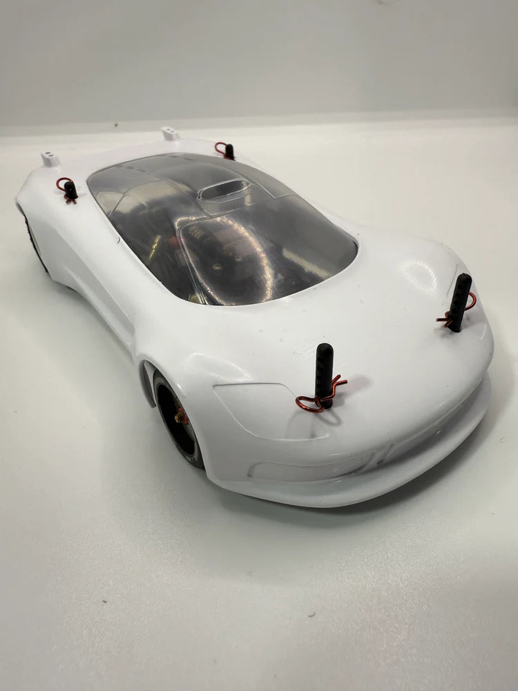 Silver Horse RC - Carbon Fiber Bumper Mount Kit for RAD012 Piranha Body