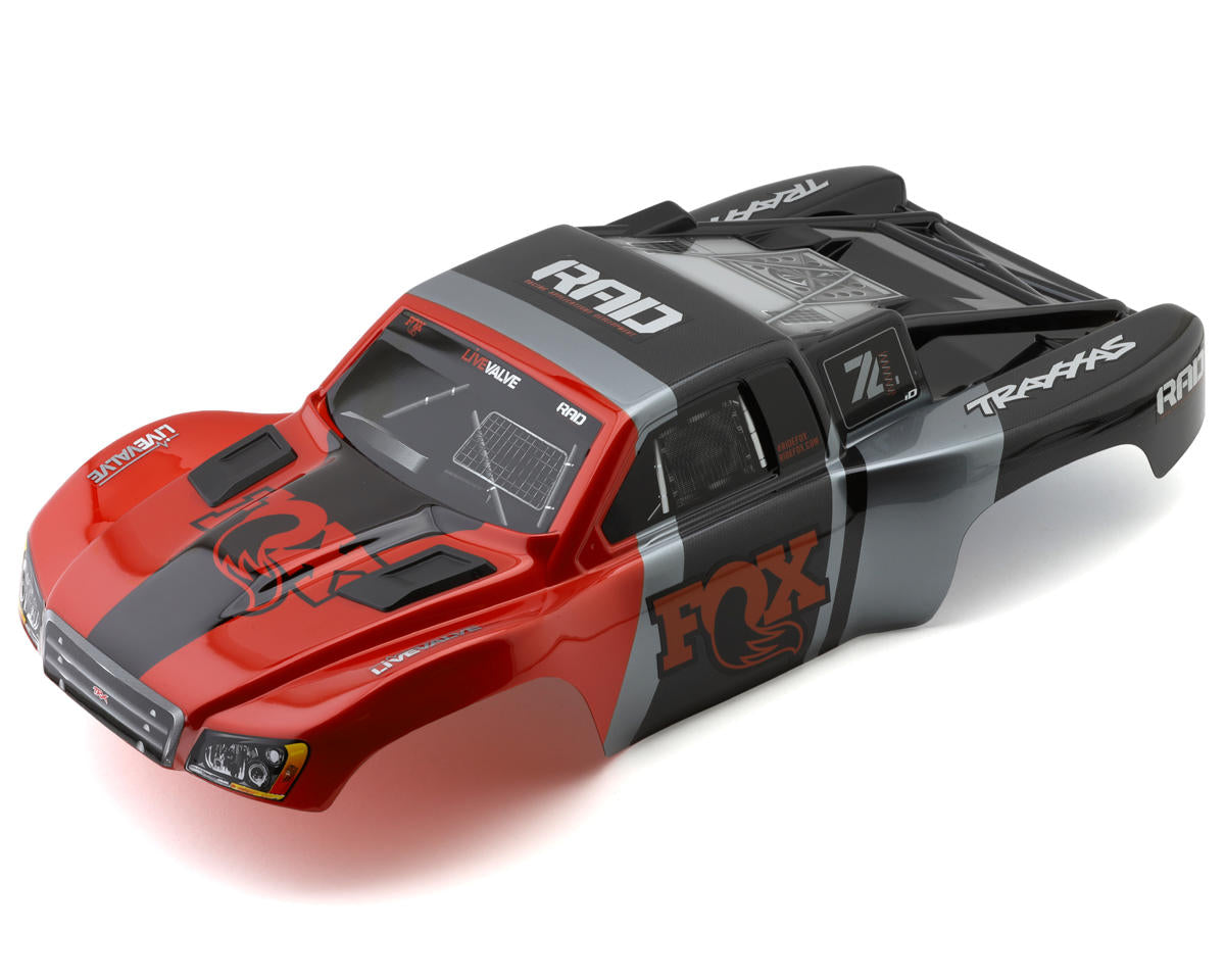 Traxxas - Slash® 4x4 Fox Pre-Painted Body (Orange/Black)