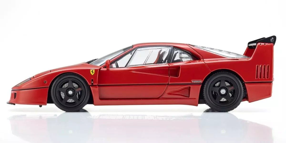 Kyosho - ORIGINAL 1/18scale Ferrari F40 Light Weight LM Wing (Red), escala 1:18