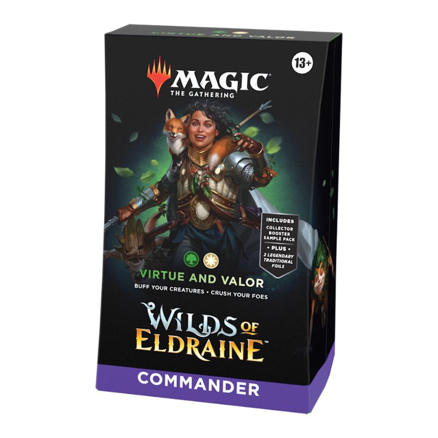 Magic MTG - Commander - Wilds Of Eldraine - Virtue and Valor
