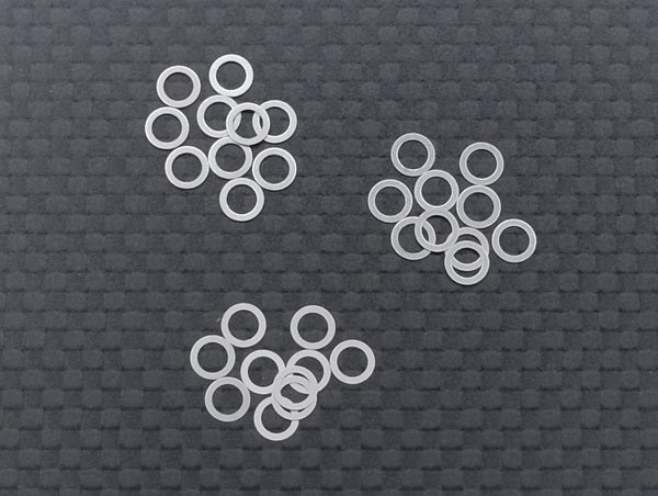 ARR - 3.1 x 4.5mm Stainless Steel Shim Set (0.1, 0.2, 0.3mm 10/ea)