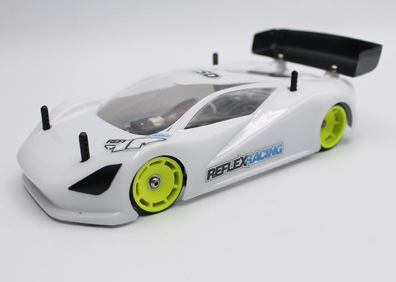 Reflex Racing - RX600F0Y REFLEX RACING SPEED DISH WHEEL FRONT - 0 OFFSET (YELLOW)