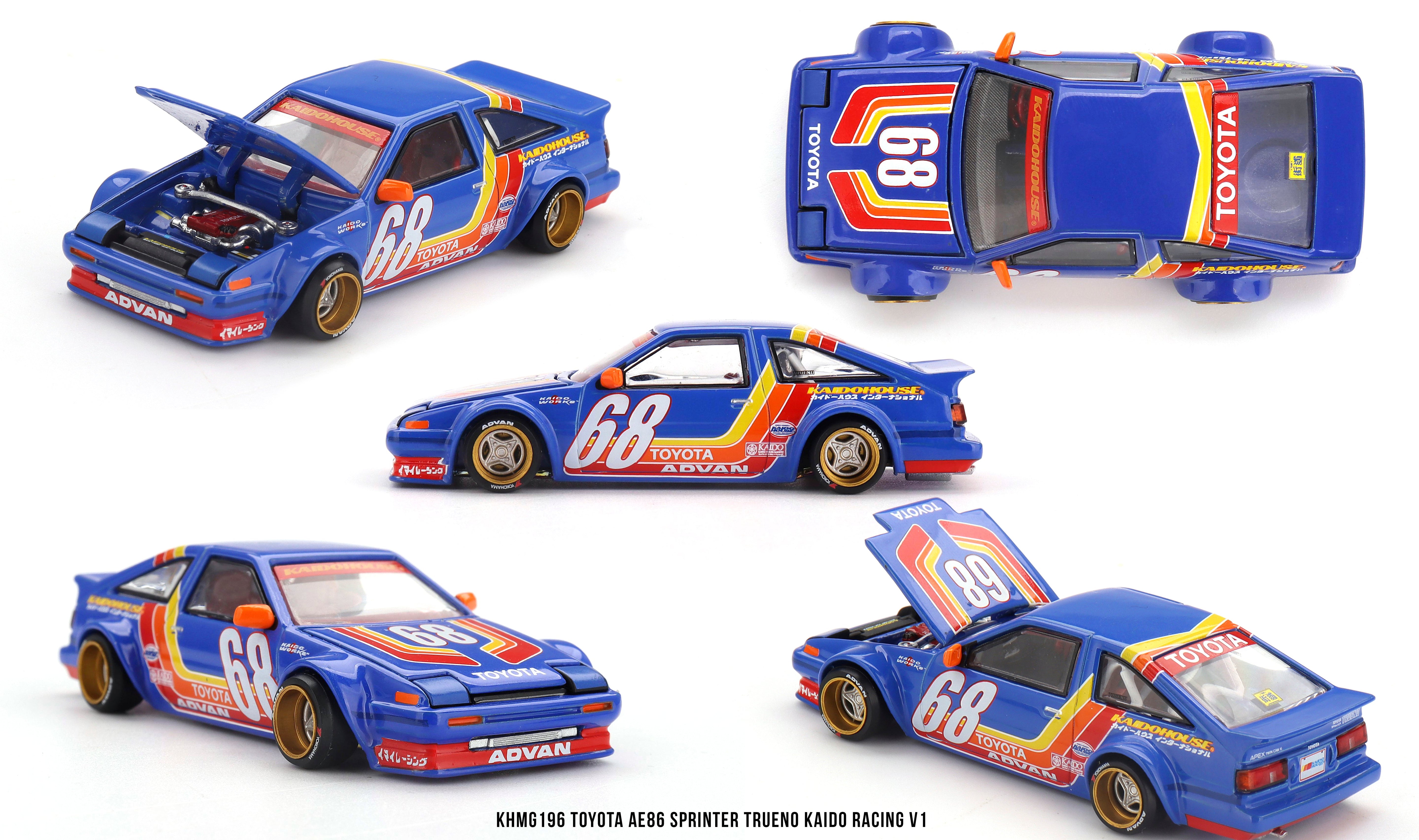 Mini GT - Toyota AE86 Sprinter Trueno Kaido Racing V1 1/64