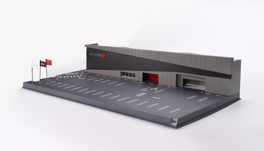 Mini GT - Diorama: NISSAN MOTORSPORTS & CUSTOMIZING CO.,LTD. NISMO OPERATION 1/64