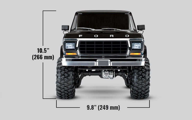 Traxxas - TRX-4 1/10 Trail Crawler Truck w/'79 Bronco Ranger XLT Body, Roja