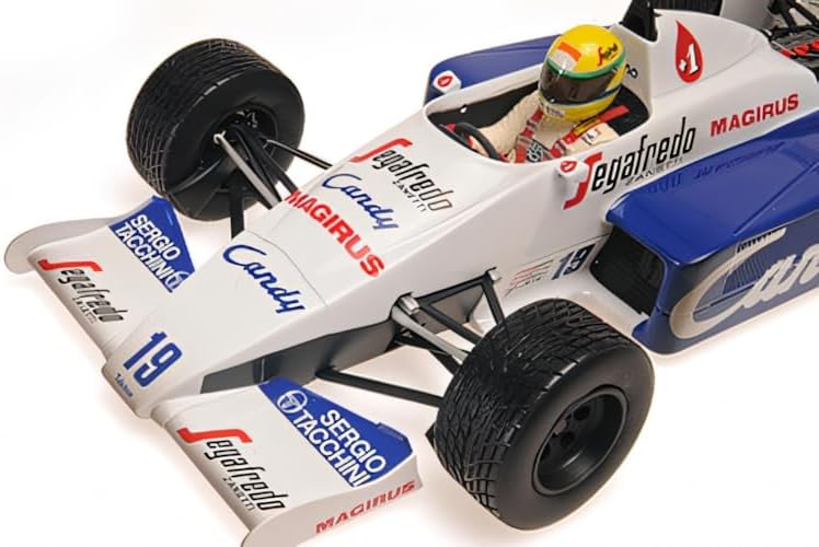 Minichamps - Ayrton Senna Toleman TG184 Dirty Version #19 2do Mónaco GP F1 1984, escala 1:18