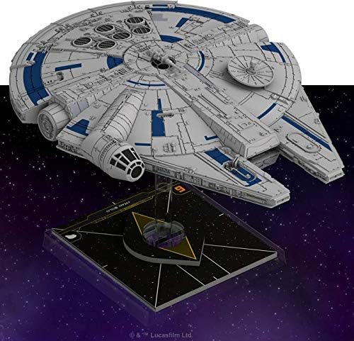 Asmodee - X-Wing: Lando's Millenium Falcon Expansión, Negro