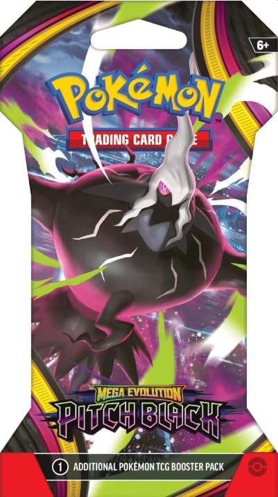 Pokemon TCG: Mega Evolution Pitch Black - Booster Pack (sobre, Inglés)