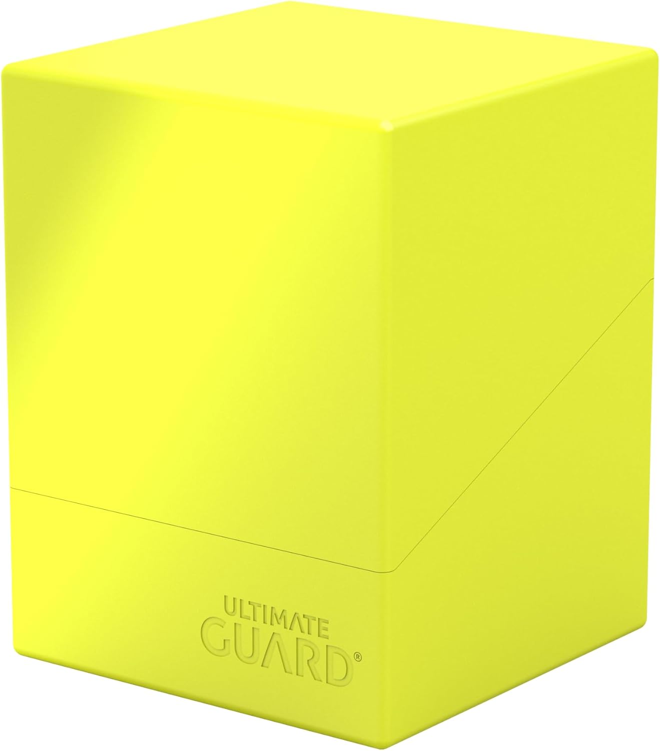 Ultimate Guard - Deck Case: Boulder 100+ Standard Size- Green Neon