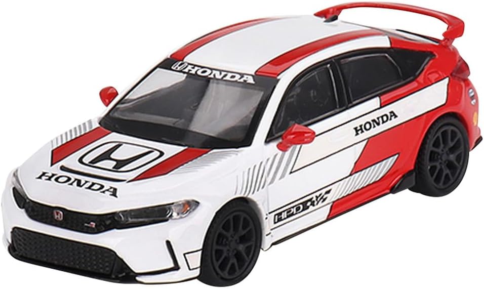 Mini GT -1:64 Honda Civic Type R #2 2023 Pace Car – White – MiJo Exclusives