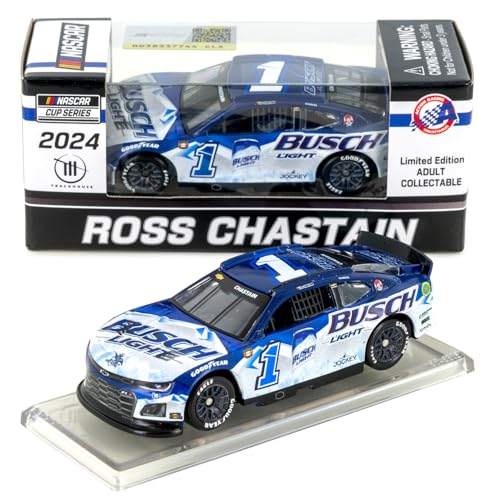 Lionel Racing - Ross Chastain #1 Busch Light Throwback 2024 Camaro ZL1, escala 1:64