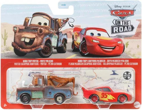 Mattel - Disney Pixar Cars - On the Road, Mate Viajero / Rayo McQueen Viajero