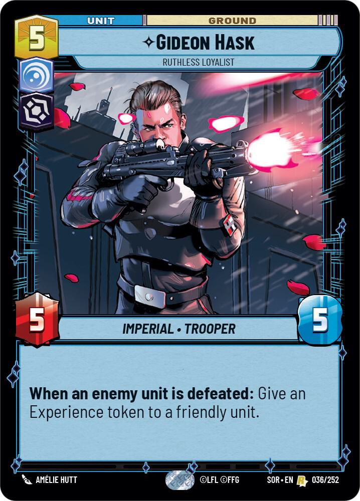 SWU Spark of the Rebellion - 036 Gideon Hask