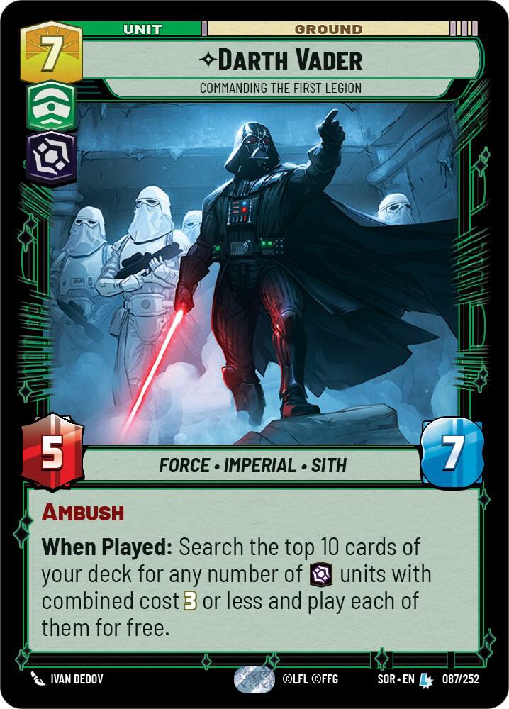 SWU Spark of the Rebellion - 087 Darth Vader