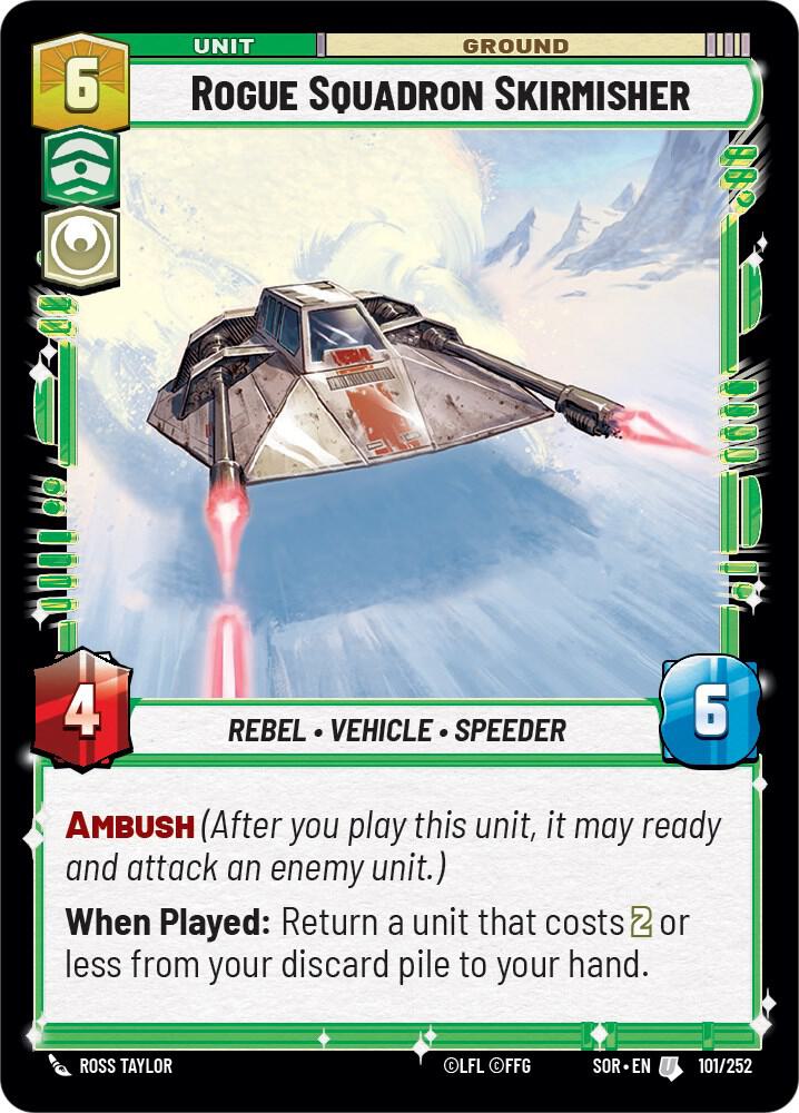 SWU Spark of the Rebellion - 101 Rogue Squadron Skirmisher