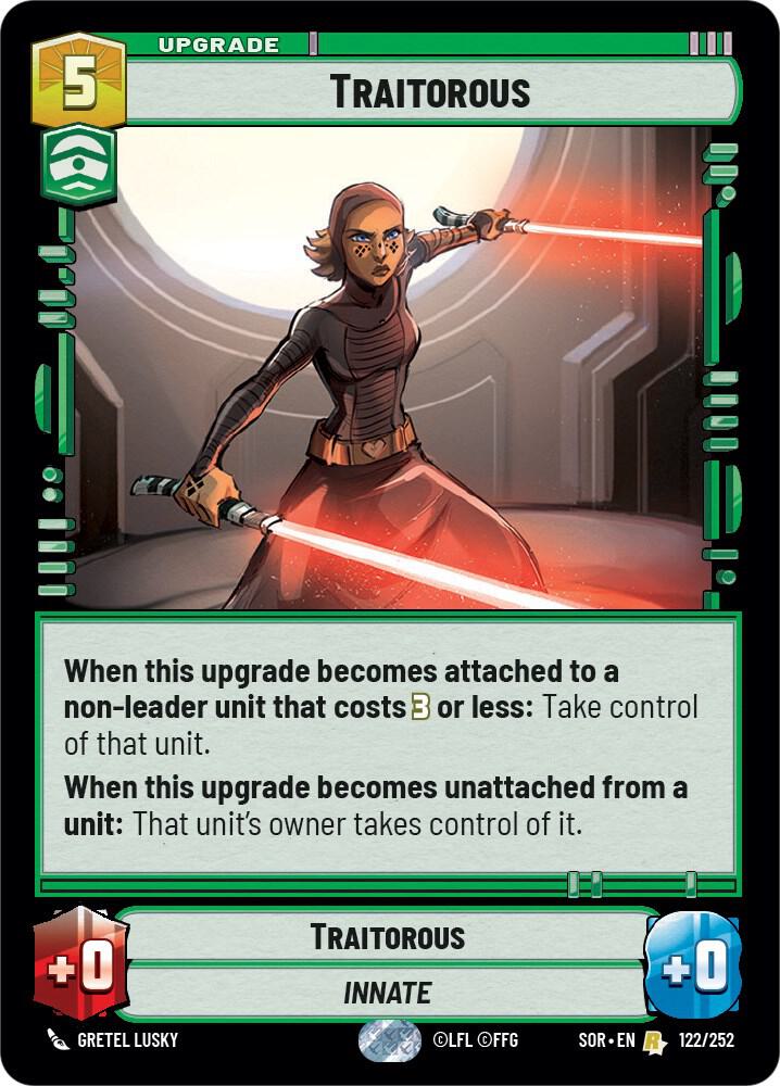 SWU Spark of the Rebellion - 122 Traitorous