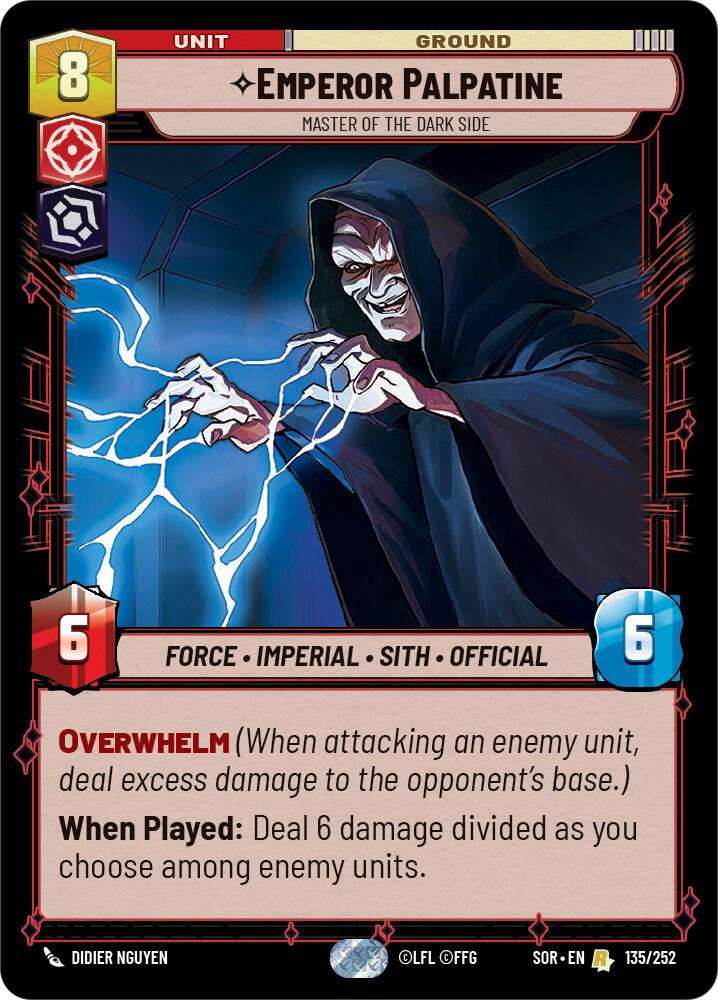 SWU Spark of the Rebellion - 135 Emperor Palpatine