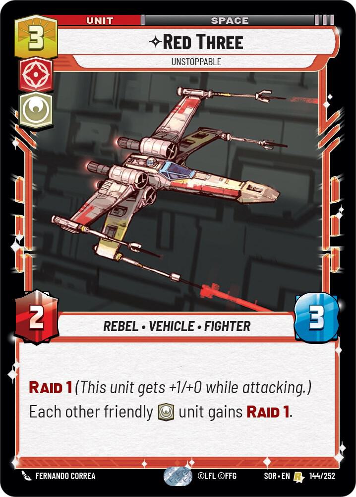 SWU Spark of the Rebellion - 144 Red Three