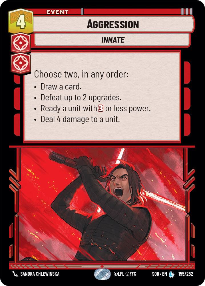 SWU Spark of the Rebellion - 155 Aggression