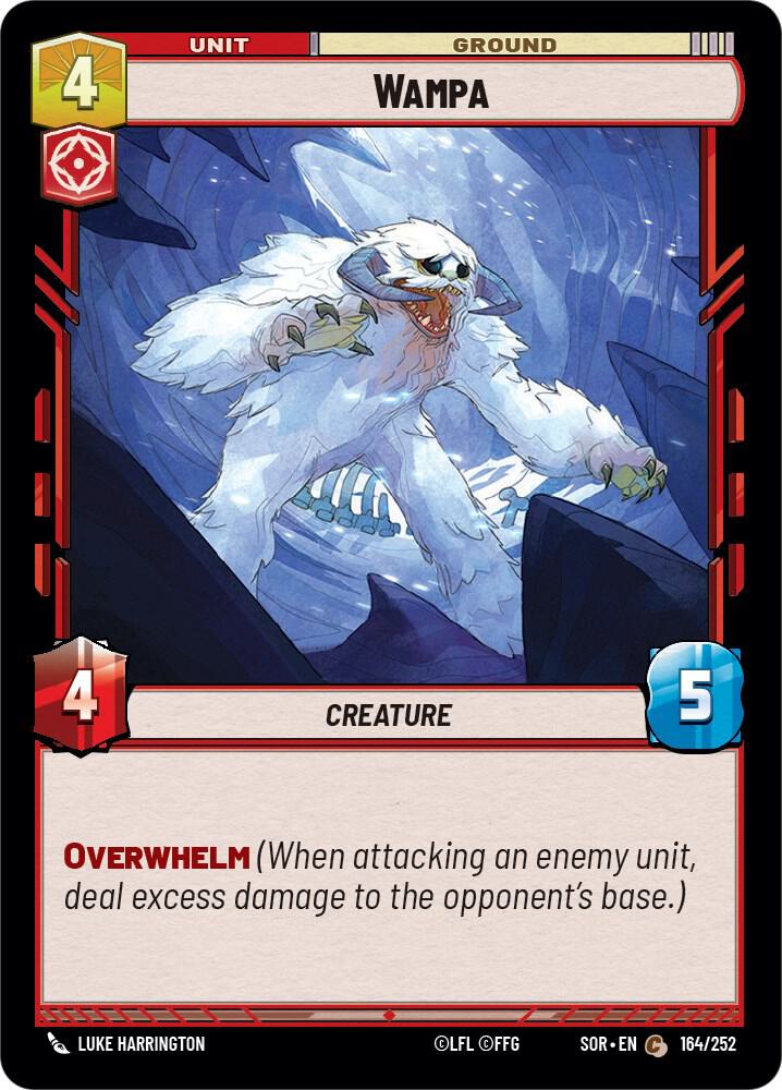 SWU Spark of the Rebellion - 164 Wampa