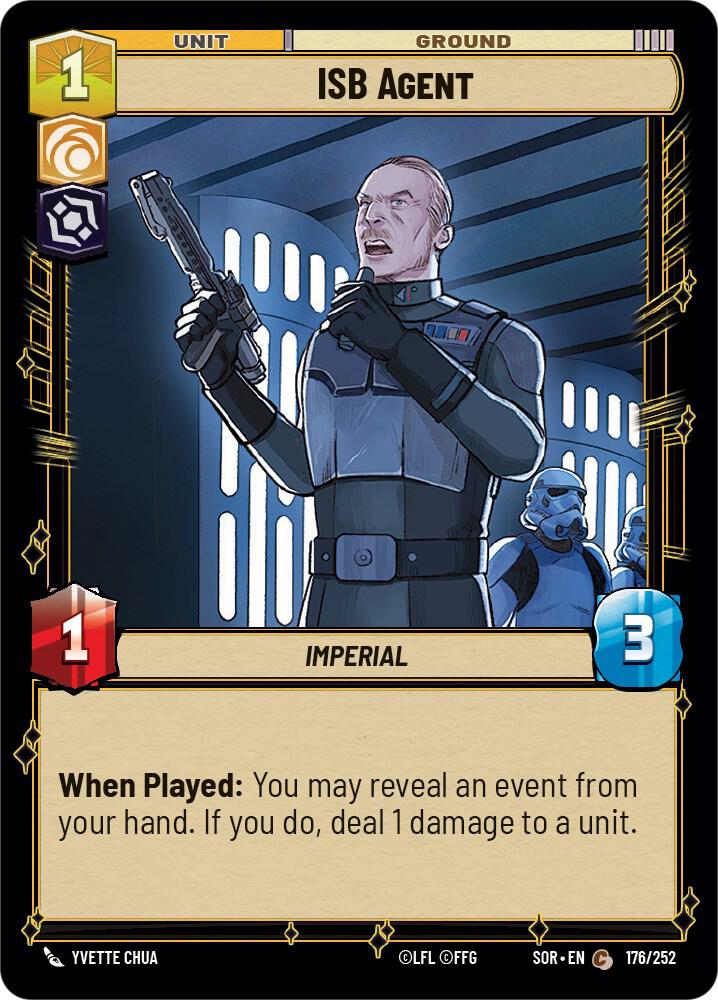SWU Spark of the Rebellion - 176 ISB Agent