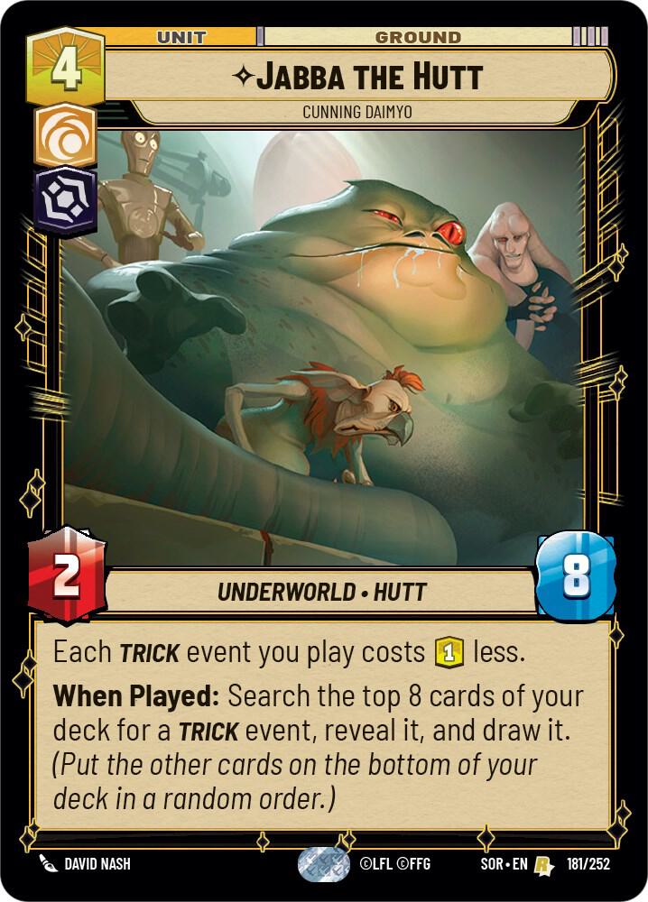 SWU Spark of the Rebellion - 181 Jabba the Hutt