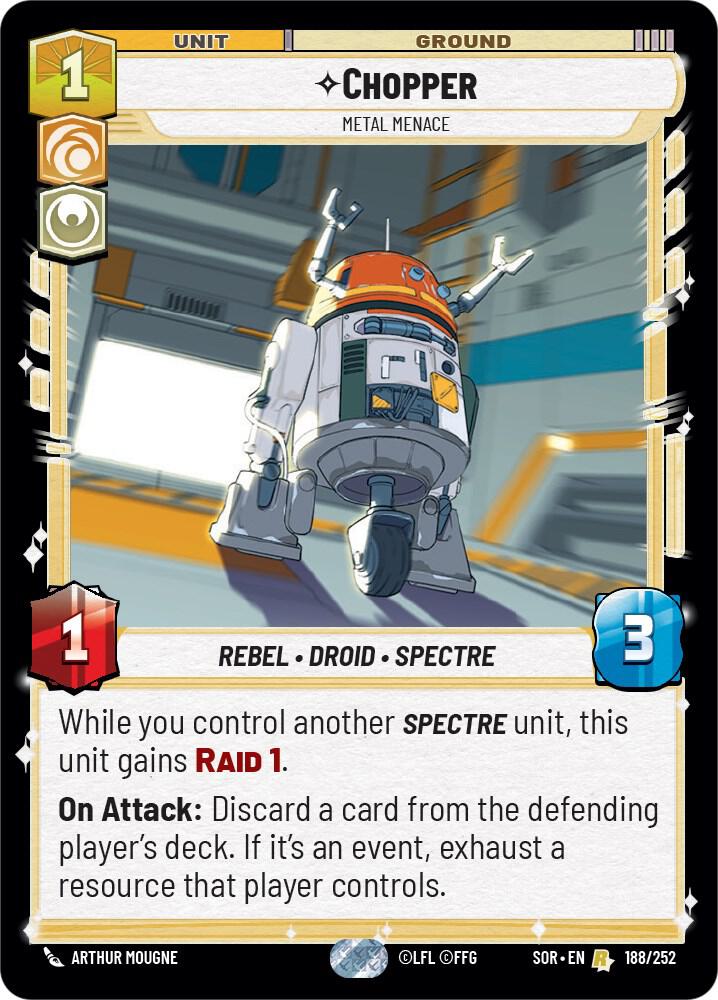 SWU Spark of the Rebellion - 188 Chopper