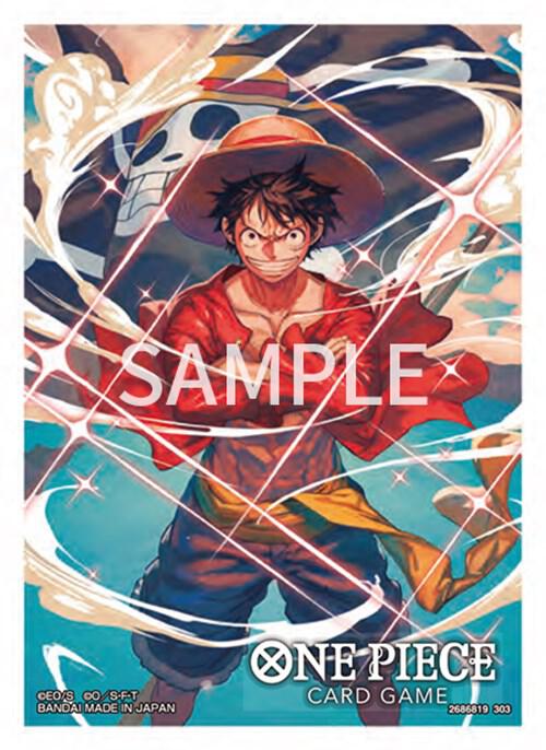 Bandai - One Piece Card Game: Official Sleeves Luffy