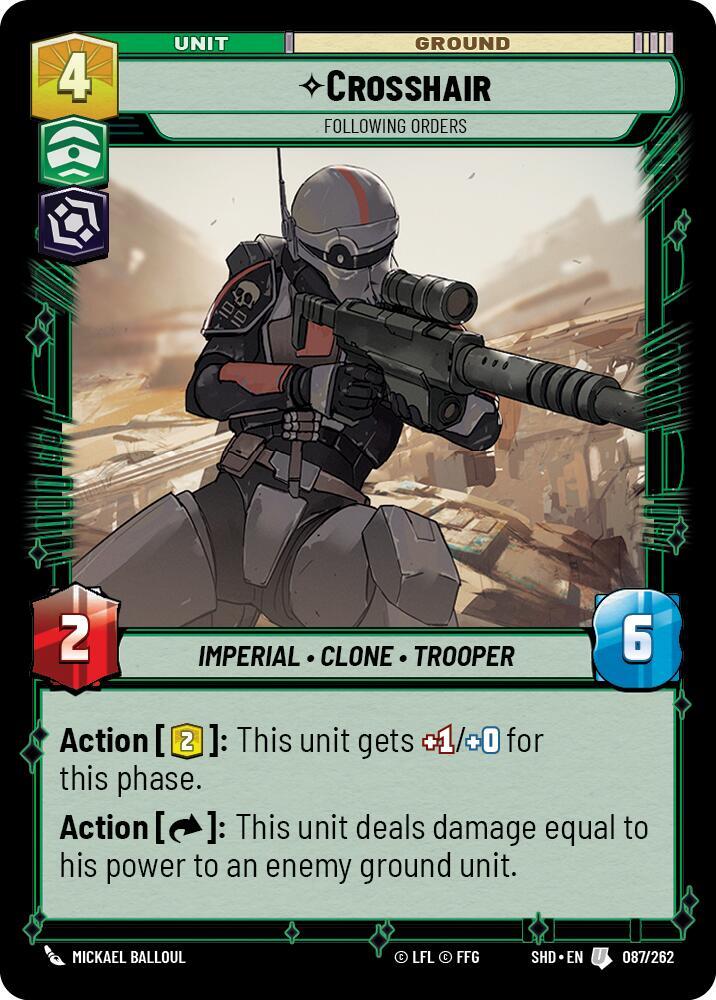 SWU Shadows of the Galaxy - Crosshair