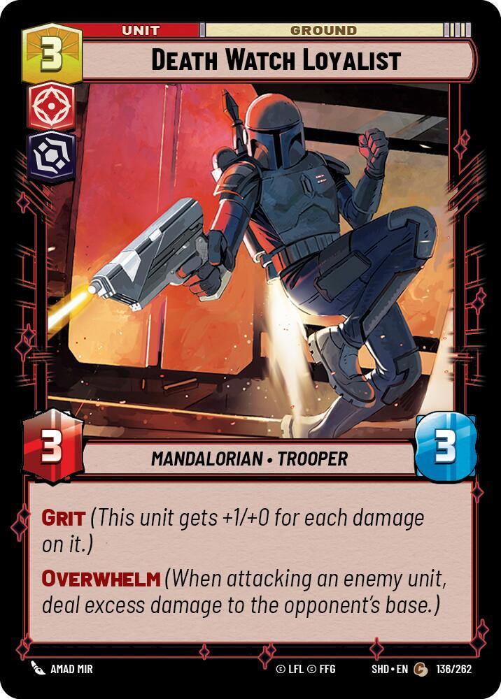 SWU Shadows of the Galaxy - Death Watch Loyalist