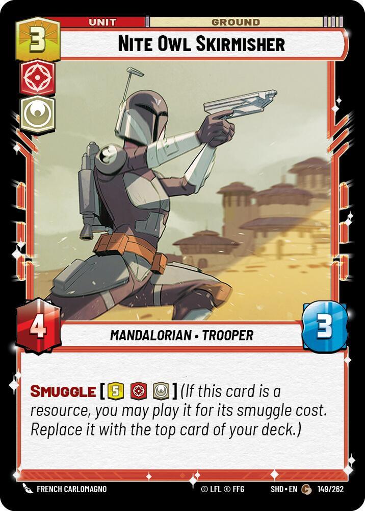 SWU Shadows of the Galaxy - Nite Owl Skirmisher