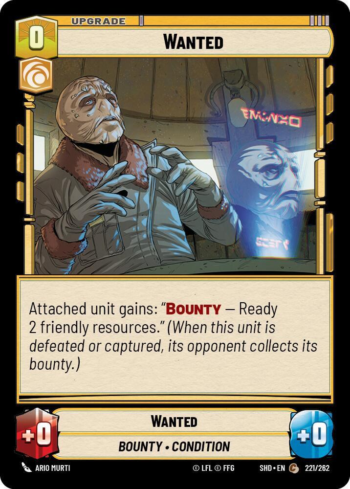 SWU Shadows of the Galaxy - Wanted