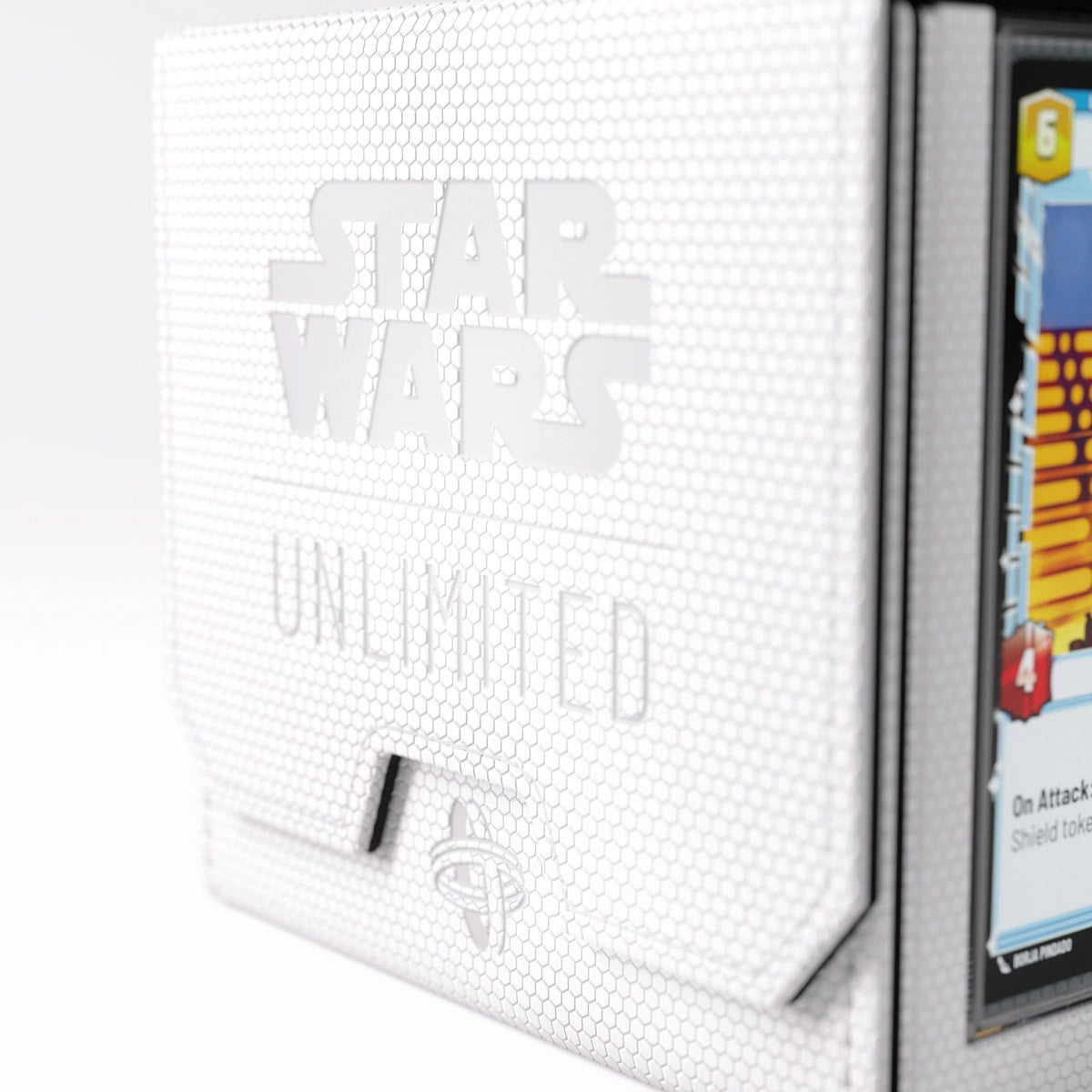 Gamegenic - Star Wars: Unlimited - Double Deck Pod - Estuche para tarjetas - Blanco