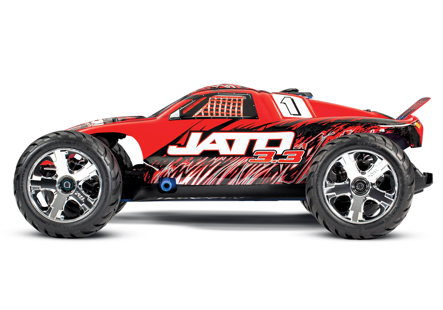Traxxas - Jato 3.3 2WD RTR Nitro Stadium Truck w/TQi, Rojo