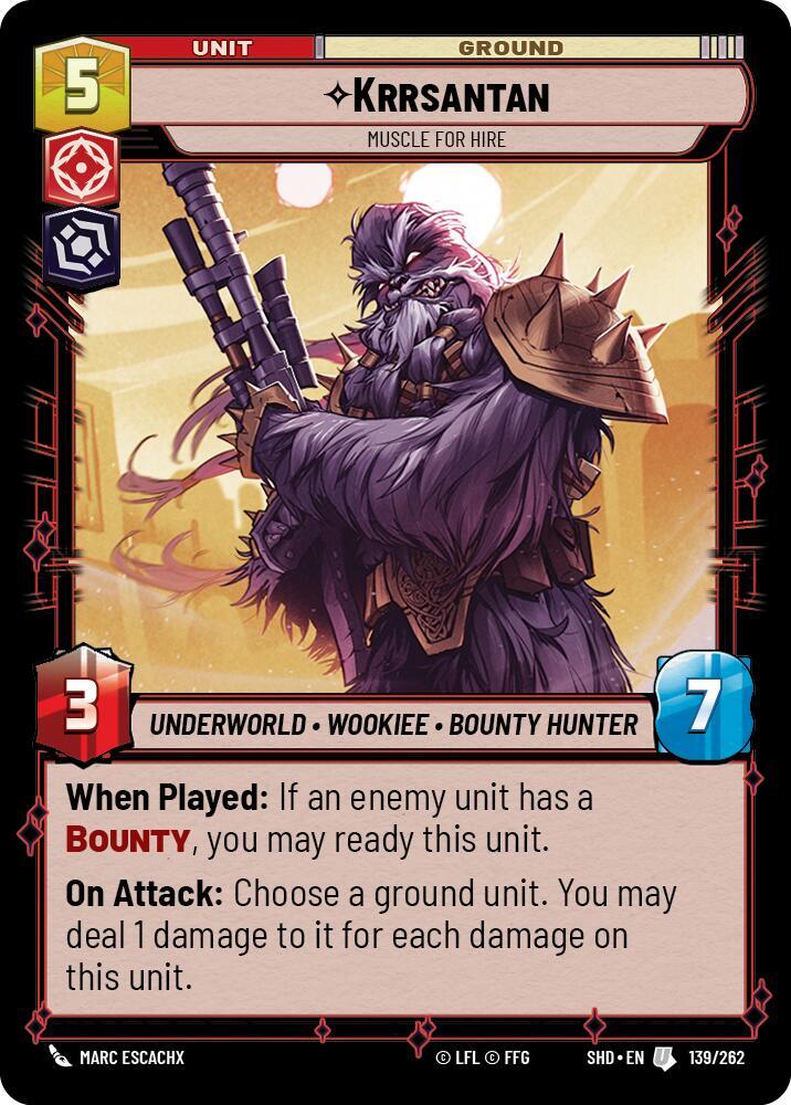 SWU Shadows of the Galaxy - Krrsantan