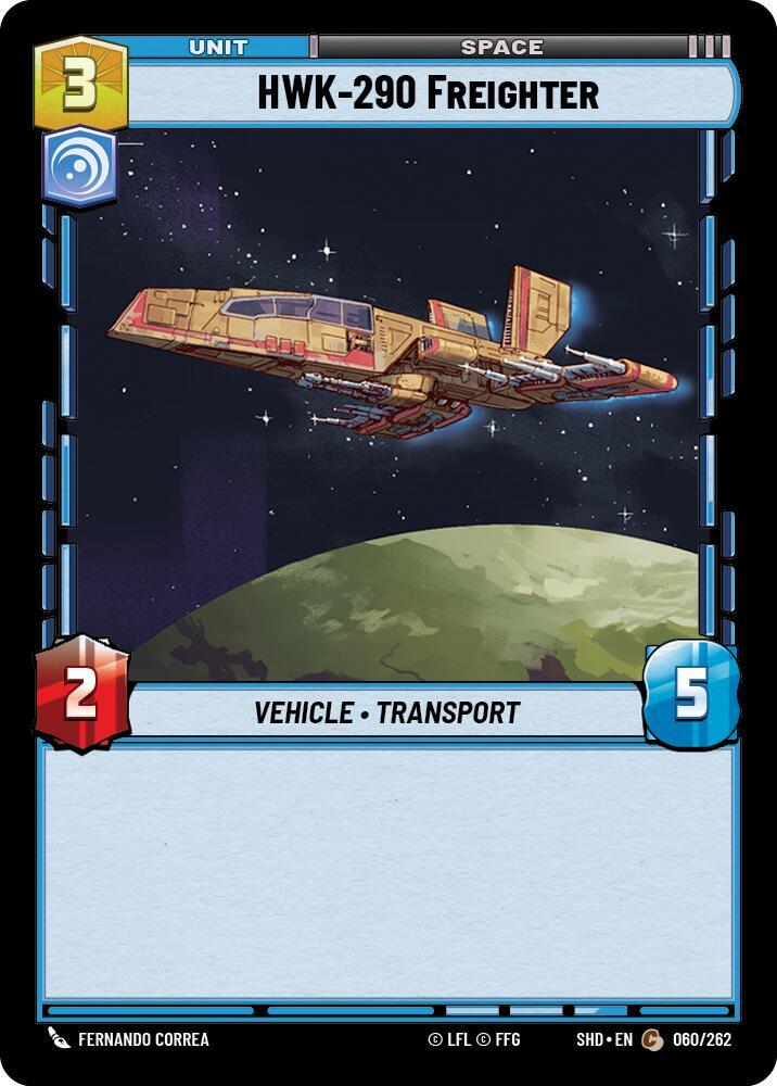 SWU Shadows of the Galaxy - HWK-290 Freighter