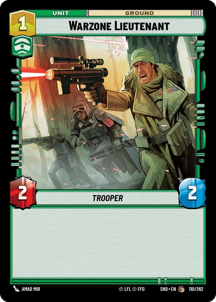 SWU Shadows of the Galaxy - Warzone Lieutenant