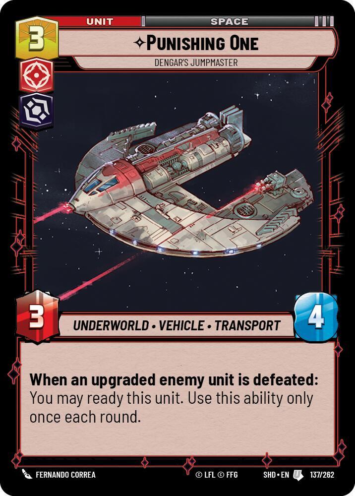 SWU Shadows of the Galaxy - Punishing One