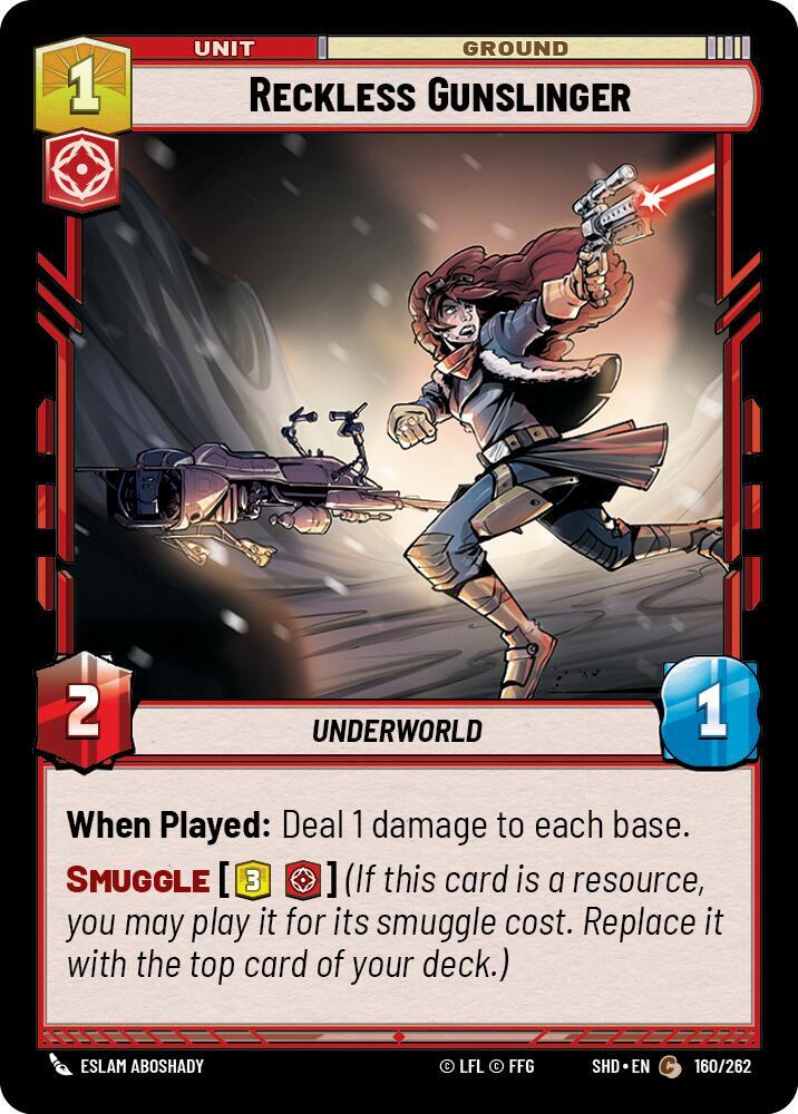 SWU Shadows of the Galaxy - Reckless Gunslinger
