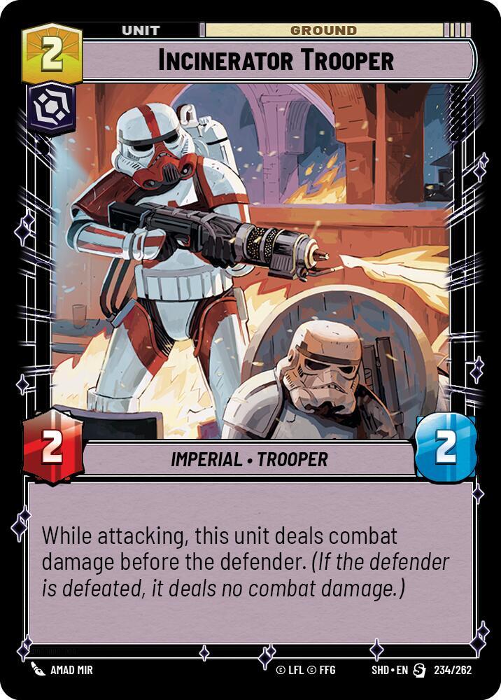 SWU Shadows of the Galaxy - Incinerator Trooper