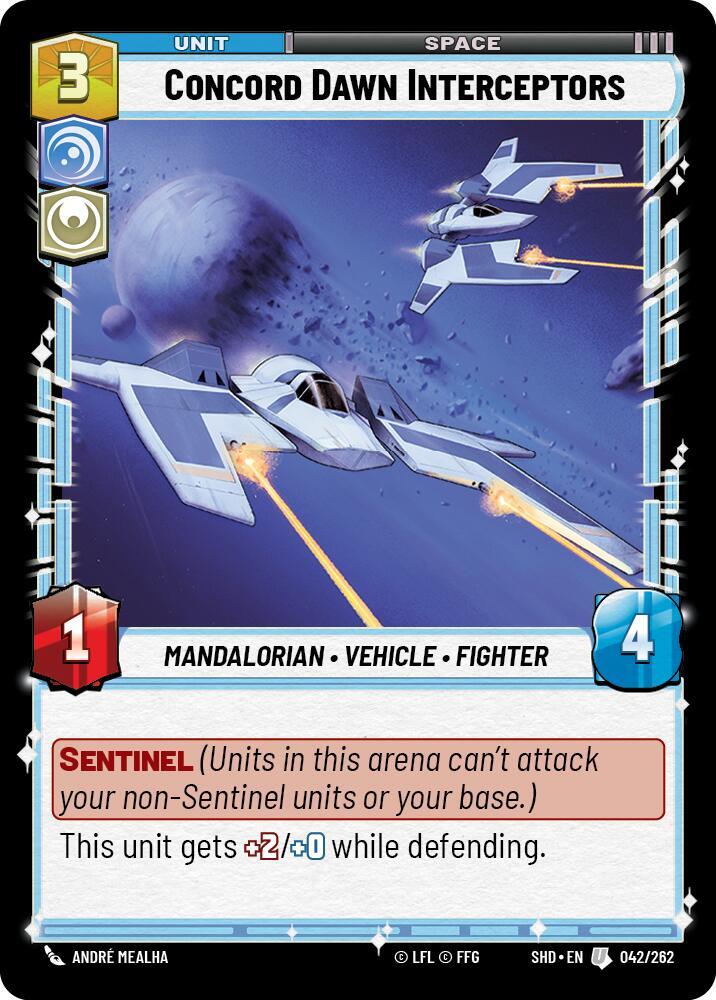 SWU Shadows of the Galaxy - Concord Dawn Interceptors